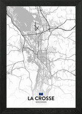 La Crosse WI Framed Wall Art