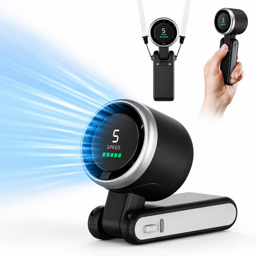 Turbo ice cooling - portable, fan