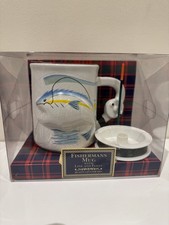 Fisherman’s Mug With Line & Float - Quality Christmas Gift for Men - Fishing Mug