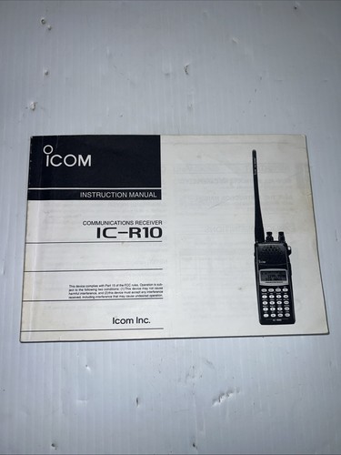 Icom r10 receiver scanner - icom, ic-r10