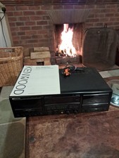 STUNNING Kenwood KX-w8050 Cassette Deck With Instructions, Working Condition 