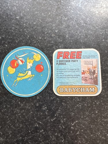 Babycham beer mats - 2, x