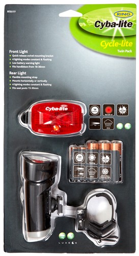 Ring cyber lite front - &, rear