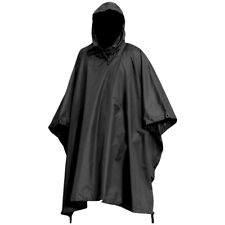 MILITARY PONCHO waterproof windproof black SAS bivi basha shelter hooded jacket