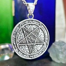 Baphomet sigil pendant - baphomet,