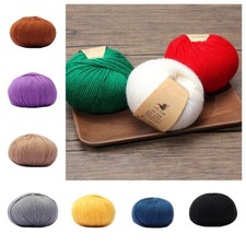 50g/Set Premium Soft Merino Wool Yarn 12 Vibrant Shades for Knitting & Crochet