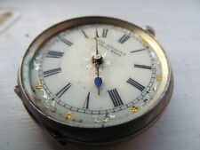 Vintage .800 silver pocket watch. 37mm  case. Non runner. bad balance.