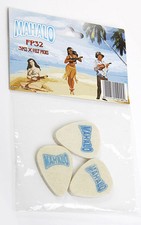 Mahalo Felt Ukulele Plectrum Pack of three lightweight felt picks UK SELLER 