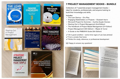 Project management book bundle - management,