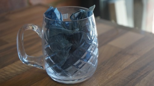 Glass tankard diamond - tankard, diamond-cut