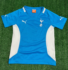 Tottenham Hotspur Puma Blue Training T-Shirt | Child Boys 8 Years Football Kit