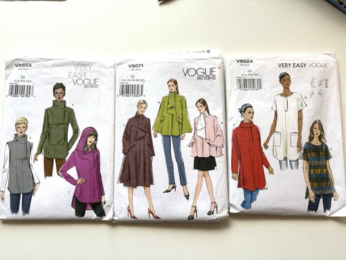 Three vogue patterns - three,