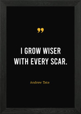 Andrew Tate quotes Framed Wall