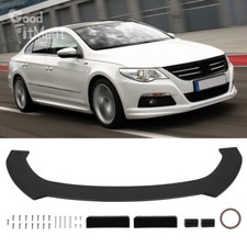 Black Front Bumper Protector Lip Splitter Spoiler Diffuser For VW Passat CC