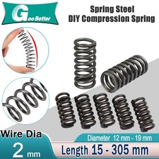 Compression Spring Steel 2 mm Wire Dia Small Pressure Springs / Coil Spring