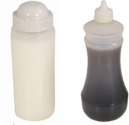 Salt shaker vinegar bottle - salt,