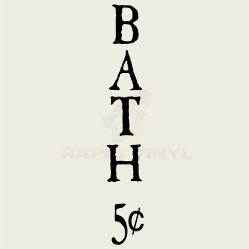 Bath sign - bath, $.05