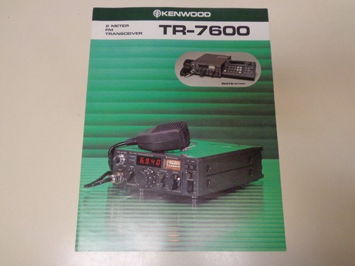 Kenwood transceiver 7600 - fm, tr-7600