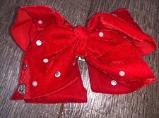 JoJo Siwa red velvet pearl