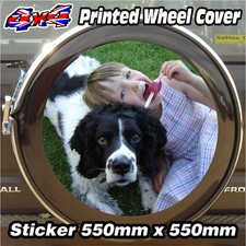 Spare Wheel Cover 4x4 Graphic Sticker YOUR PHOTO PERSONALISED