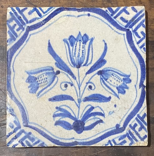 Dutch delft tile triple - dutch,