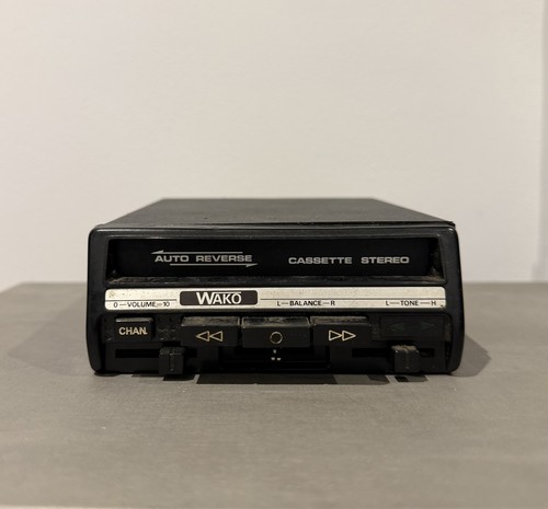 Vintage wako car - vintage, cassette
