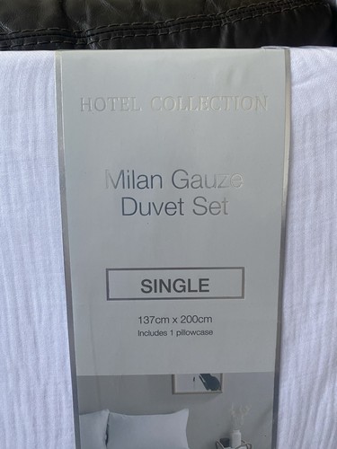 Milan single white - milan, duvet