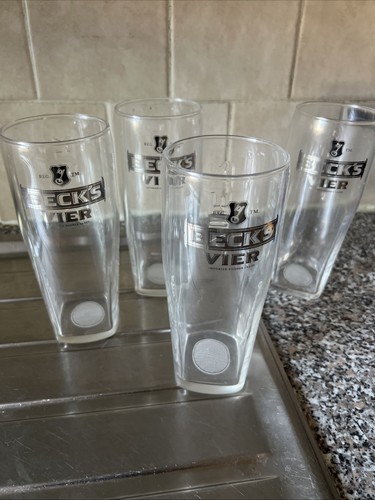 Becks vier half pint - vier, glass