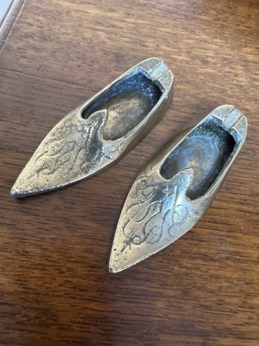 Vintage brass shoes aladdin - vintage,