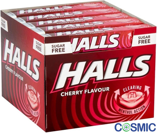 Halls sugar free - 20, x