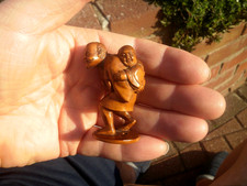 3c.  Hand Carved wood netsuke
