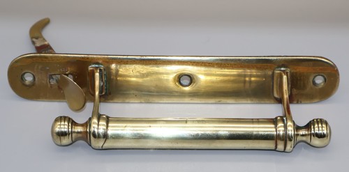 Antique brass metal door thumb - brass,
