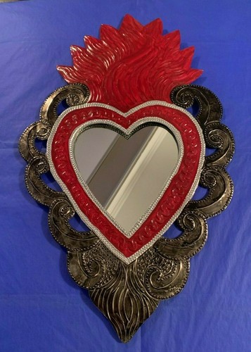 Huge mexican hand painted red - hand,