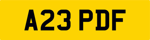 Private digit rare car reg - digit,