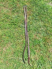 Brown leather stirrup leathers full sized saddle stirrups 