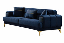 Blue seater sofa living room - blue,