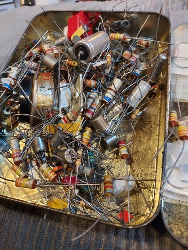 Job lot vintage capacitors - lot, of