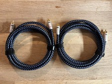 SVS Cable SoundPath RCA Interconnect Mono Single Braided Sub Lead Subwoofer 2x3m