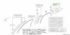 Trim Panel c Pillar Upper, Left For: Subaru Impreza GDA GDB WRX STI 01-07