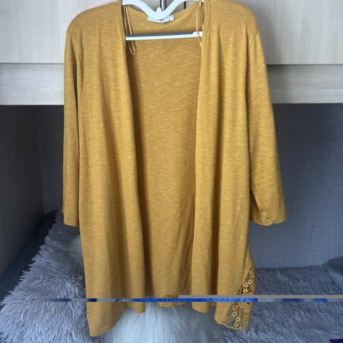 Mustard yellow cardigan size - mustard,