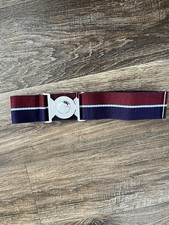 RAF STABLE BELT WITH SILVER