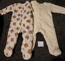 Size 12-18 Months. Baby Winter Clothes Bundle. Pram Suit And Sleep Suit.