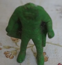 1980s Headless Superman Hero Caped Crusader Novelty Eraser / Rubber 