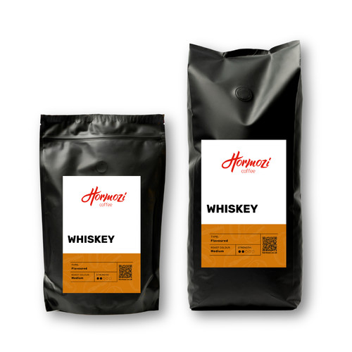 Whiskey flavoured coffee beans - whiskey,