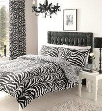 Zebra Skin Pattern Duvet Quilt
