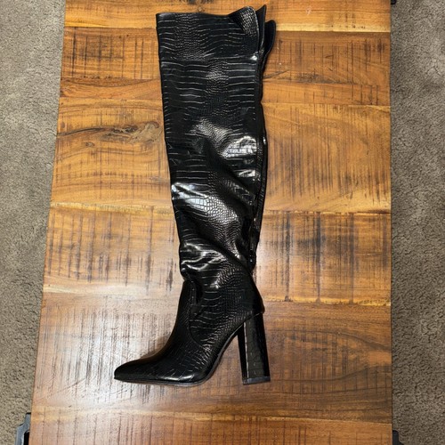 Thigh length boots size - length,