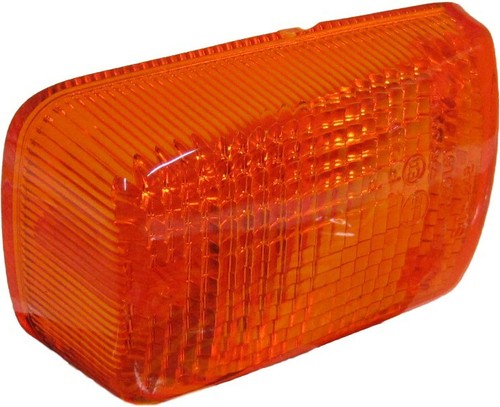 Indicator lens rear - l/h, amber