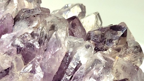 Amethyst cluster purple cave - amethyst,