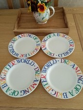 Emma Bridgewater Rainbow Toast Dreaming of a Brighter World Plate New