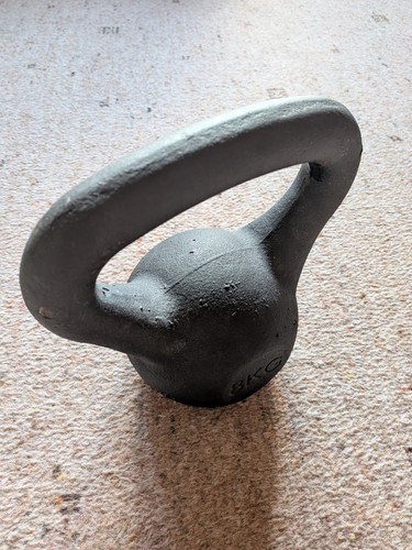 8kg cast iron - iron, kettlebell